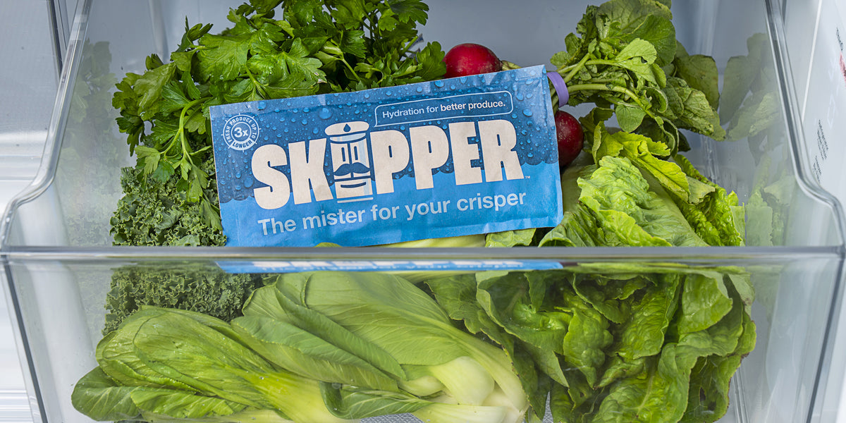 Crisper drawer with Skipper: crisp, hydrated vegetables.